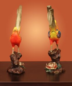 Tượng chim trĩ bằng đồng