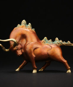 tượng bò tót cách điệu