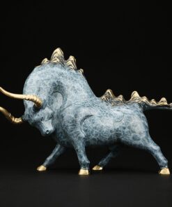 tượng bò tót cách điệu