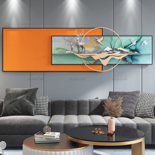 tranh 3D treo tuong 3 Phù điêu 3D sáng tạo