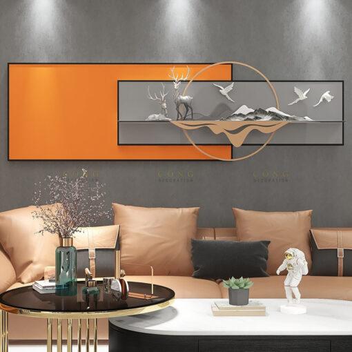 tranh 3D treo tuong Phù điêu 3D sáng tạo