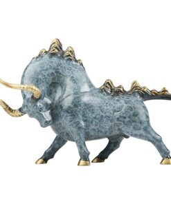 tượng bò tót cách điệu