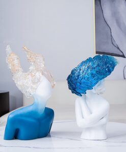 tượng trang trí nam thần và nữ thần