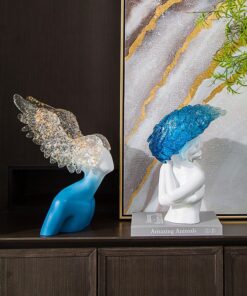 tượng trang trí nam thần và nữ thần