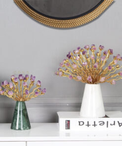 Decor bình hoa đá thạch anh