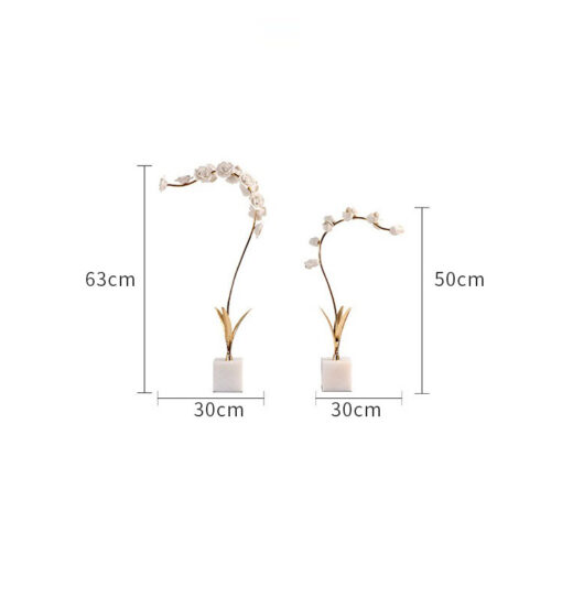 canh hoa man gom su 3 Cành hoa mận bằng gốm sứ