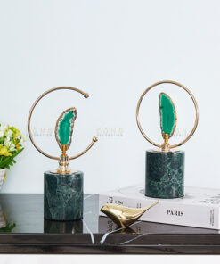 Mô hình đá kết hợp hình học trang trí