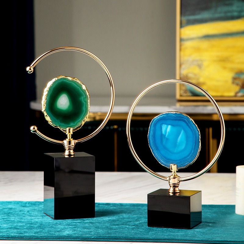 Mô hình đá kết hợp hình học trang trí