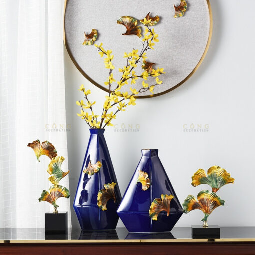 do trang tri nghe thuat la bach qua Lá bạch quả nghệ thuật