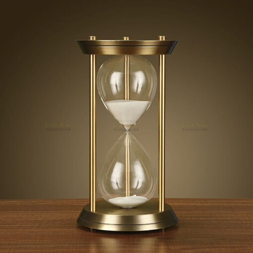 dong ho cat 60 phut 1 Đồng hồ cát 3 trụ 60 phút size lớn