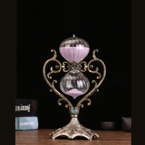 dong ho cat co dien 2 Đồng hồ cát cổ điển hình trái tim