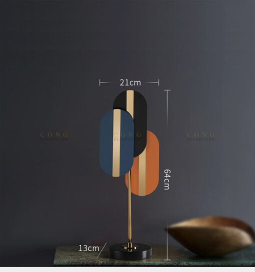 hinh hoa sang tao Mẫu hình học nhiều màu để bàn