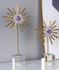 Hoa mặt trời đá pha lê