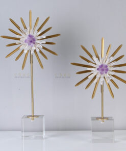 Hoa mặt trời đá pha lê