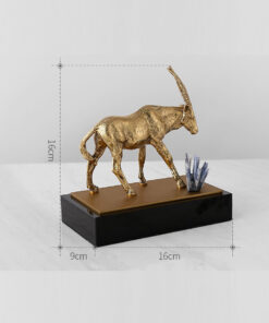 Con hươu sừng tấm trang trí kệ tủ