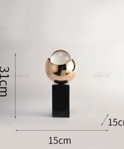 quả cầu pha lê trong suốt