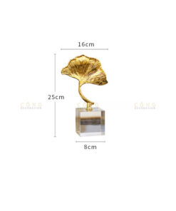 Lá bạch quả trang trí bằng đồng