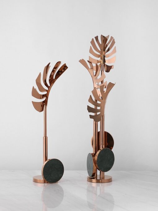 mo hinh bin hoa kim loai Bình hoa kim loại nghệ thuật