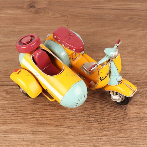 mo hinh co dien vespa 3 banh Đồ decor vintage cổ điển vespa ba banh
