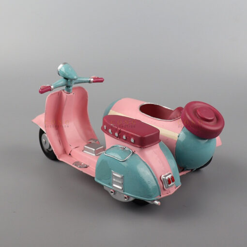 mo hinh decor xe 3 banh vespa Đồ decor vintage cổ điển vespa ba banh