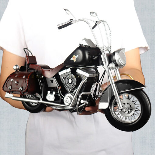 mo hinh trang tri phong cach retro Mô hình xe máy đồ trang trí vintage