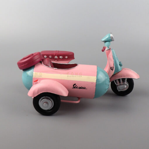 mo hinh trang tri vespa 3 banh Đồ decor vintage cổ điển vespa ba banh