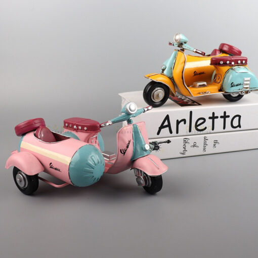 mo hinh vespa 3 banh dep Đồ decor vintage cổ điển vespa ba banh