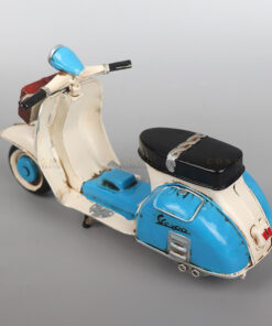 Mô hình vespa cổ màu xanh