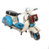 Mô hình vespa cổ màu xanh