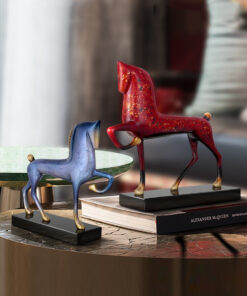 Tượng ngựa nghệ thuật trang trí kệ tủ, tivi