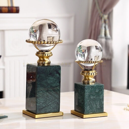 Decor quả cầu pha lê cổ điển Decor quả cầu pha lê cổ điển