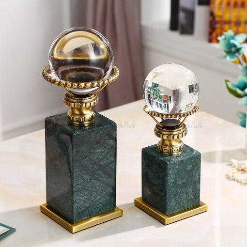 qua cau pha le 2 Decor quả cầu pha lê cổ điển