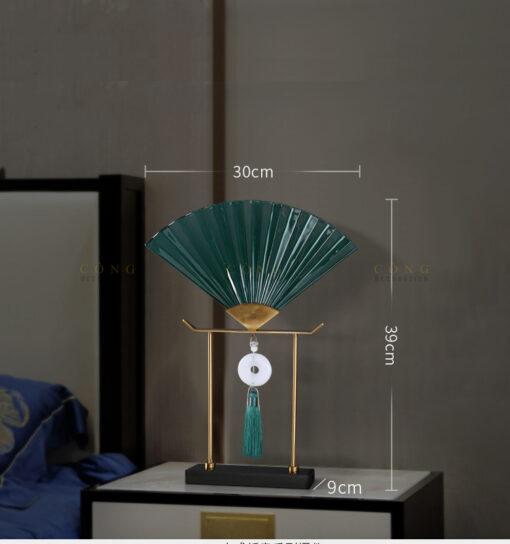 quat trang tri Quạt ngọc trang trí