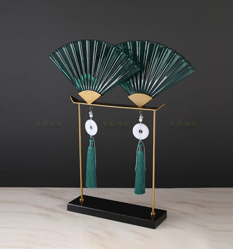 Quạt ngọc trang trí