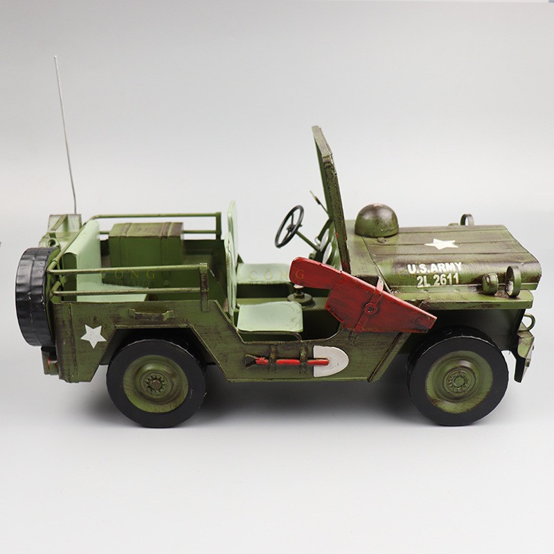 Mô hình tĩnh xe tải quân sự CA141 vỏ sắt tỉ lệ 136 ô tô giải phóng quân