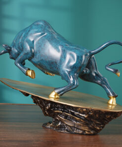 Dáng Tượng Bò Tót Long Lân Uy Lực Phong Thủy