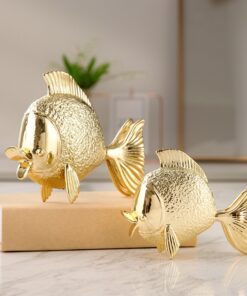 Cặp cá vàng trang trí kệ rượu, kệ tivi