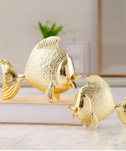 Cặp cá vàng trang trí kệ rượu, kệ tivi
