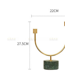 Chân nến đá cẩm thạch