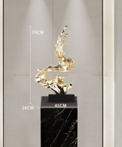 Mô hình nghệ thuật trang trí lối vào khách sạn