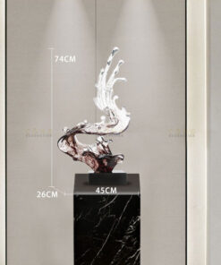 Mô hình nghệ thuật trang trí lối vào khách sạn