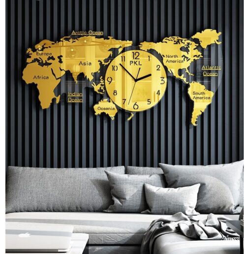 dong ho ban do the gioi (1)-min Đồng hồ treo tường bản đồ Thế Giới