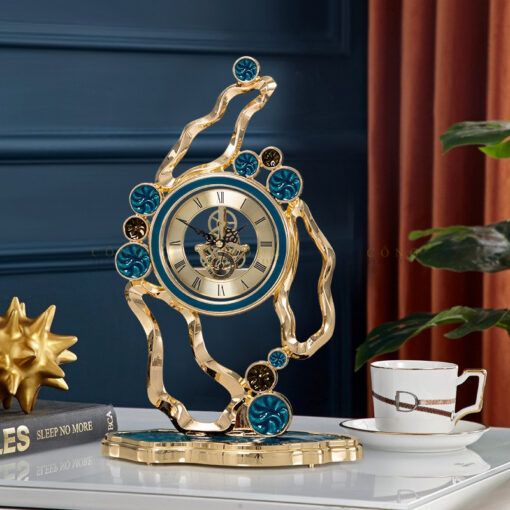 dong ho banh rang (2) Đồng hồ bánh răng để bàn