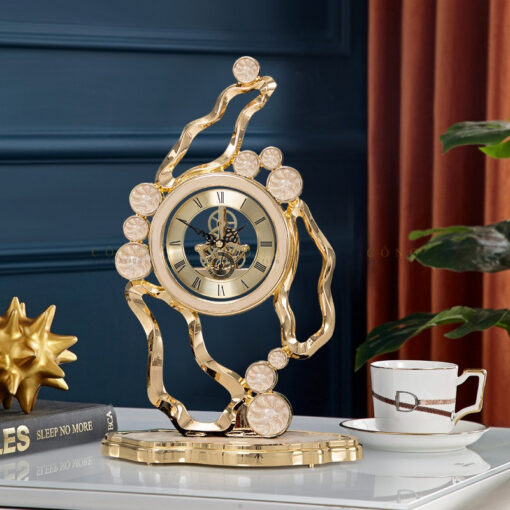 dong ho banh rang (3) Đồng hồ bánh răng để bàn