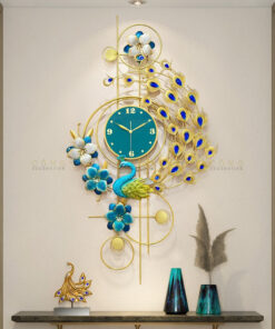 Đồng hồ treo tường chim công