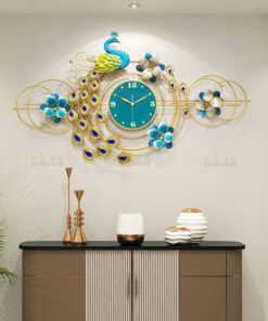 Đồng hồ treo tường chim công