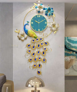 Đồng hồ treo tường chim công