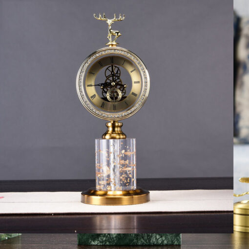 Đồng hồ để bàn hình đầu hươu Đồng hồ để bàn hình đầu hươu