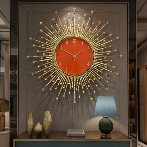 dong ho mat troi 4 Đồng hồ treo tường hình mặt trời