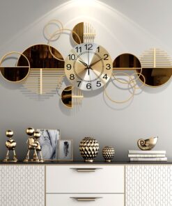 Đồng hồ treo tường gương kính